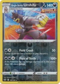 Single Strike Urshifu - 108/198 - Holo Rare Reverse Holo - Inglés - Near Mint
