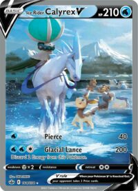 Ice Rider Calyrex V - 164/198 - Full Art Ultra Rare - Near Mint