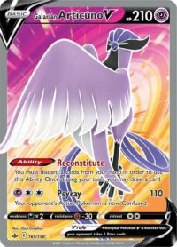 Galarian Articuno V - 169/198 - Full Art Ultra Rare - Inglés - Near Mint