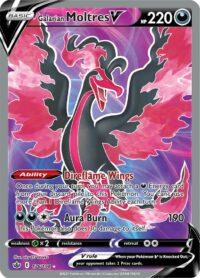 Galarian Moltres V - 176/198 - Full Art Ultra Rare - Inglés- Near Mint