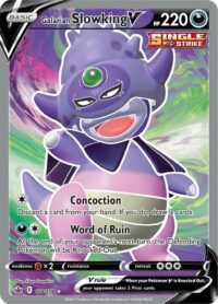 Galarian Slowking V - 178/198 - Full Art Ultra Rare - Inglés - Near Mint