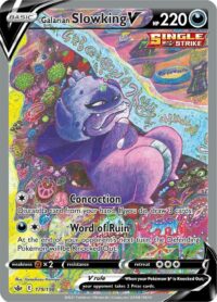 Galarian Slowking V - 179/198 - Full Art Ultra Rare - Inglés - Near Mint