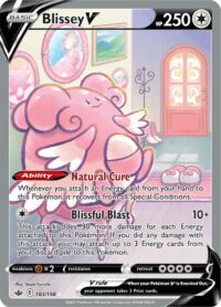 Blissey V - 183/198 - Full Art Ultra Rare - Inglés - Near Mint