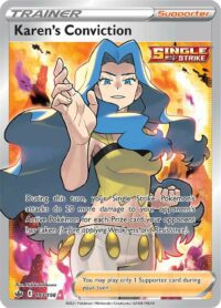 Karen's Conviction - 193/198 - Full Art Ultra Rare - Inglés- Near Mint