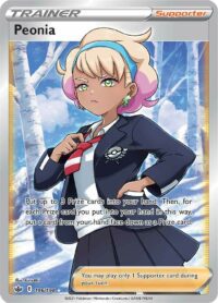 Peonia - 196/198 - Full Art Ultra Rare - Inglés- Near Mint
