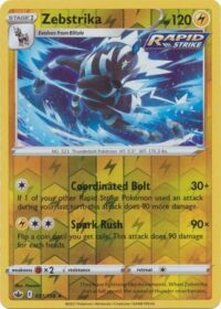 Zebstrika - 51/198 - Rare Reverse Holo - Inglés - Near Mint