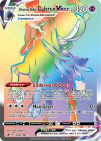 Shadow Rider Calyrex VMAX - 204/198 - Hyper Rare - Inglés - Near Mint