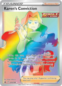 Karen's Conviction - 216/198 - Hyper Rare - Inglés - Near Mint