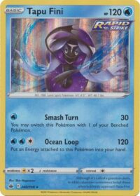 Tapu Fini - 40/198 - Holo Rare - Inglés - Near Mint