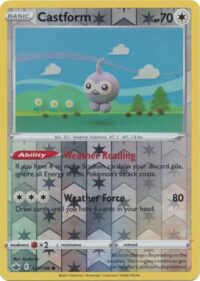 Castform - 121/198 - Common Reverse Holo - Inglés - Near Mint