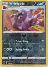 Whirlipede - 106/198 - Uncommon Reverse Holo - Inglés - Near Mint