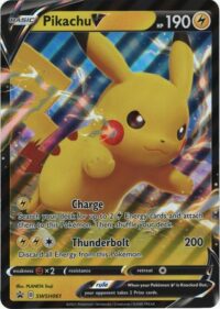 Pikachu V - SWSH061 - Carta Gigante Promo - Inglés