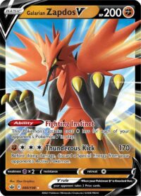 Galarian Zapdos V - 80/198 - Ultra Rare - Inglés - Near Mint