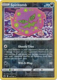 Spiritomb - 103/198 - Rare Reverse Holo - Inglés - Near Mint