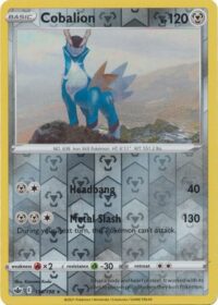Cobalion - 114/198 - Holo Rare Reverse Holo - Inglés - Near Mint