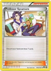 Professor Sycamore - 107a/122 - Alternate Art Holo Promo - Inglés
