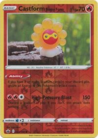Castform Sunny Form - 22/198 - Common Reverse Holo - Inglés - Near Mint