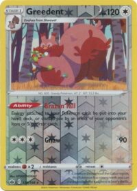 Greedent - 128/198 - Holo Rare Reverse Holo - Inglés - Near Mint