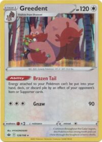 Greedent - 128/198 - Holo Rare - Inglés - Near Mint