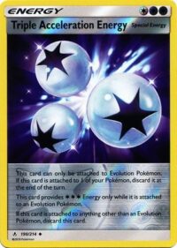 Triple Acceleration Energy - 190/214 - Uncommon Reverse Holo - Inglés