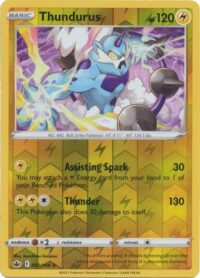 Thundurus - 52/198 - Holo Rare Reverse Holo - Inglés - Near Mint
