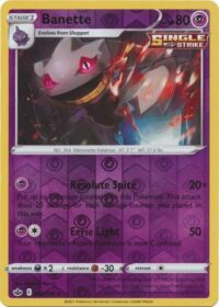 Banette - 63/198 - Rare Reverse Holo - Inglés - Near Mint