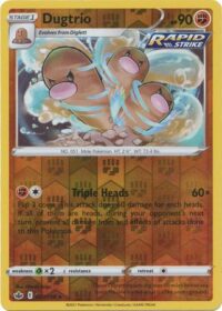 Dugtrio - 77/198 - Rare Reverse Holo - Inglés - Near Mint