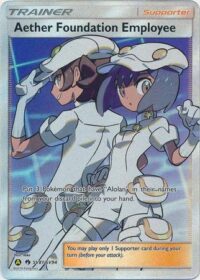 Aether Foundation Employee - SV81/SV94 - Full Art Ultra Rare - Español