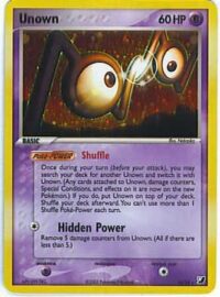 Unown N - N/28 - Holo Rare - Español- Estado LP
