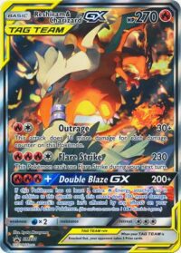 Reshiram & Charizard GX - SM201 - Alternate Art Promo - Inglés