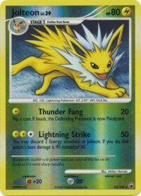 Jolteon - 23/100 - Rare Reverse Holo - Inglés - Estado LP