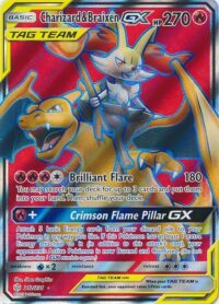 Charizard & Braixen GX - 212/236 - Full Art Ultra Rare - Inglés