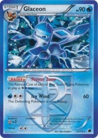 Glaceon - 23/116 - Shattered Holo Rare - Inglés - Estado LP