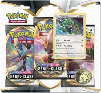 Blister 3 Pack Rebel Clash - Rayquaza - Inglés