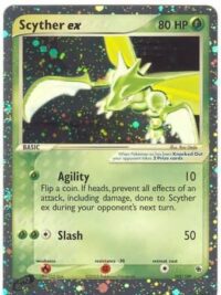 Scyther ex - 102/109 - Ultra-Rare - Español- Lightly Played