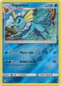Vaporeon - 18/68 - Holo Rare Reverse Holo - Español