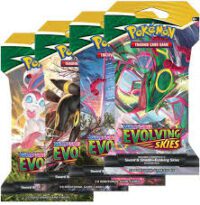 3x Sleeved Booster Evolving Skies - Inglés