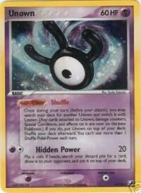 Unown W - W/28 - Holo Rare - Español - Estado LP