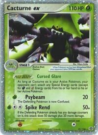 Cacturne ex - 91/106 - Ultra-Rare - Inglés
