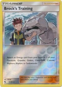 Brock's Training - 55/68 - Holo Rare Reverse Holo - Español