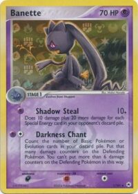 Banette - 1/101 - Holo Rare Reverse Holo - Inglés