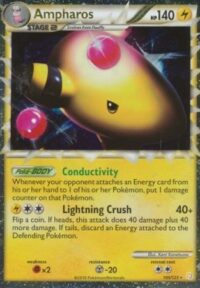 Ampharos (Prime) - 105/123 - Ultra Rare - Inglés - Estado LP