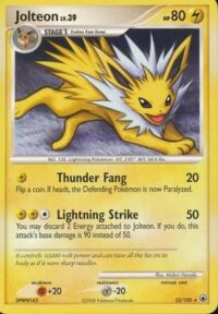Jolteon - 23/100 - Rare - Inglés