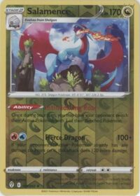 Salamence - 109/203 - Holo Rare Reverse Holo - Inglés - Near Mint