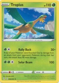 Tropius - 6/203 - Rare - Inglés - Near Mint