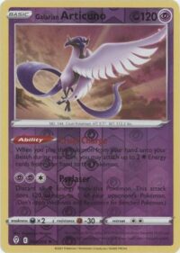 Galarian Articuno - 63/203 - Holo Rare Reverse Holo - Inglés - Near Mint