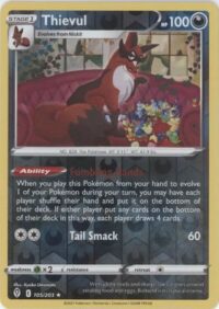 Thievul - 105/203 - Rare Reverse Holo - Inglés - Near Mint