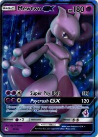 Mewtwo GX - 31/68 - Mewtwo Deck (Mewtwo Symbol) - Inglés - Near Mint