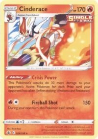 Cinderace - 28/198 - Rare Theme Deck Exclusive - Inglés