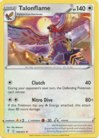Talonflame - 140/203 - Rare - Inglés - Near Mint